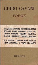 CAVANI G. - Poesie - Rebellato