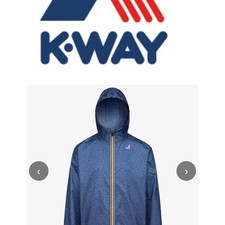 Kway Pattern Navy Windbreaker