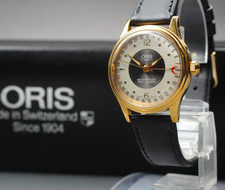 Orologio Uomo Manuale "N MINT w/box" Vintage ORIS Pointer Date 302-7285B...