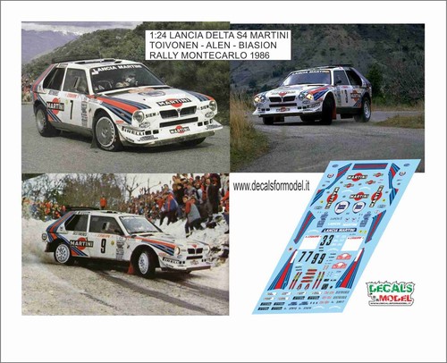 Decals lancia delta s4 - lancia,