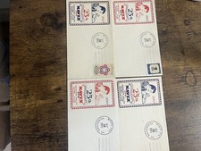 25 Th Anniversary Mavex 1971 Set Of Four First Day Of Issue 