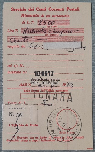 Ricevuta versamento - ricevuta,