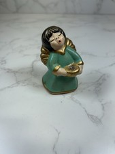 Statuina ceramica angelo che