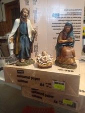 Natività Cm 15 3 Statuine Di