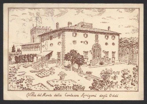 G275 cartolina certaldo - g275, villa