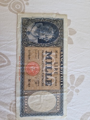 Banconote italiane lire mille - lire,