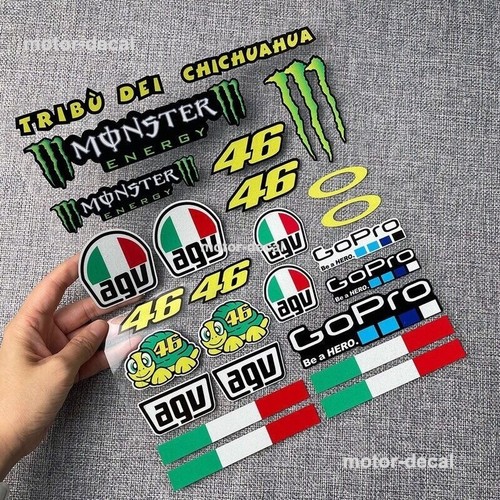 Adesivo decalcomania casco