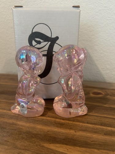 Fenton statuine rosa