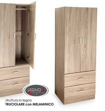 Armadio h180 42cm moderno - armadio, 2