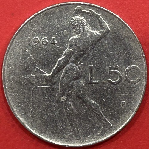 Moneta lire - 50, (