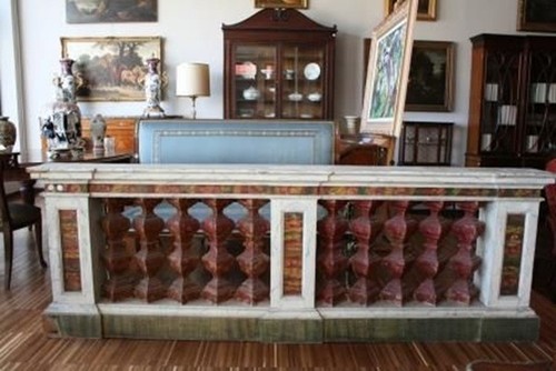 Balaustra antica legno - balaustra, in