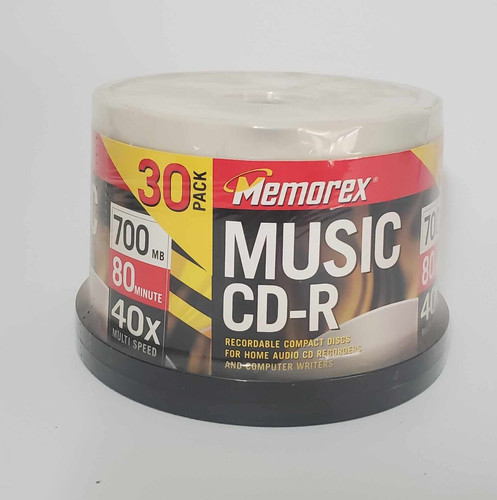 Memorex blank music r - memorex, cd-r