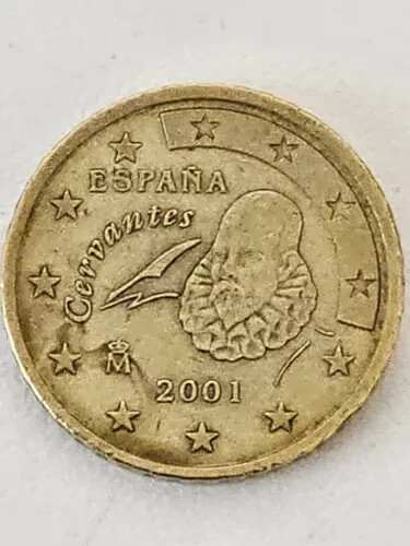 Moneta centesimi spagna - moneta,