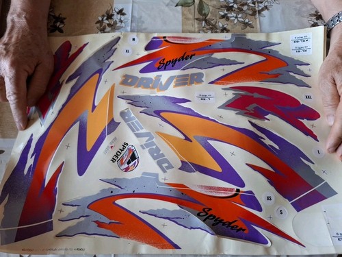 Adesivi moto casco anni 90 - adesivi, o