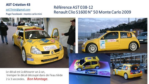 Decal renault clio super - 1,