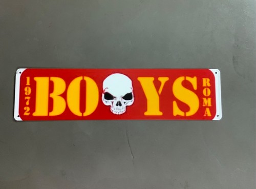 Targa metallo boys 1972 - metallo,