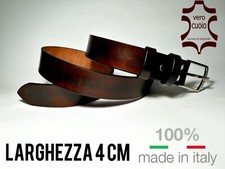 CINTURA IN PELLE CUOIO DI TORO UNISEX FATTO A MANO OTTIMA QUALITA' PROFESSIONALE