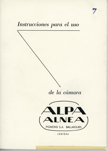 Alpa reflex mode emploi - alpa, d'emploi