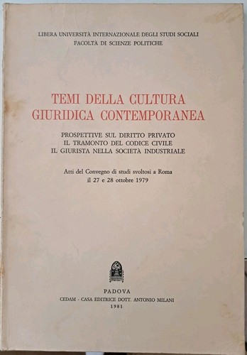 Temi della cultura - , giuridica