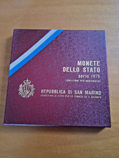 SAN MARINO - SERIE DIVISIONALE - 1975 CON MONETA DA 500 LIRE ARGENTO