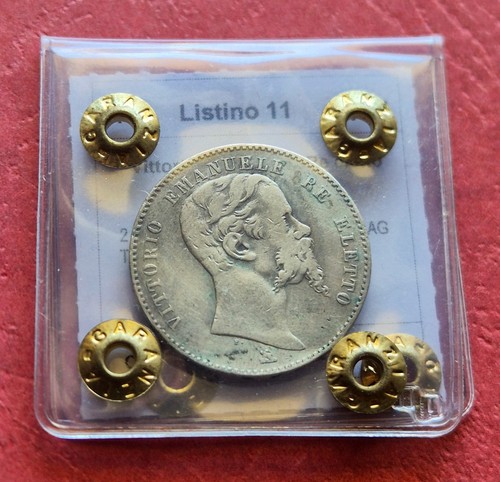 Lire 1860 scudo re - 2,