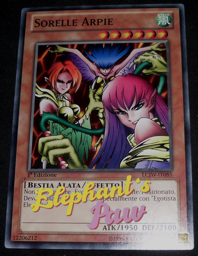 Yugioh sorelle arpie comune - yugioh,