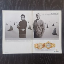 2003 Rolex Day Date + Yatch Master - Original AD Print Pubblicità