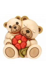 Thun Teddy Con Cucciolo E Fiore