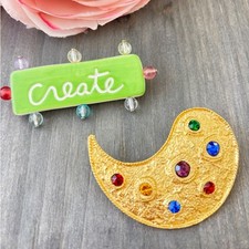 Bellissima spilla tavolozza