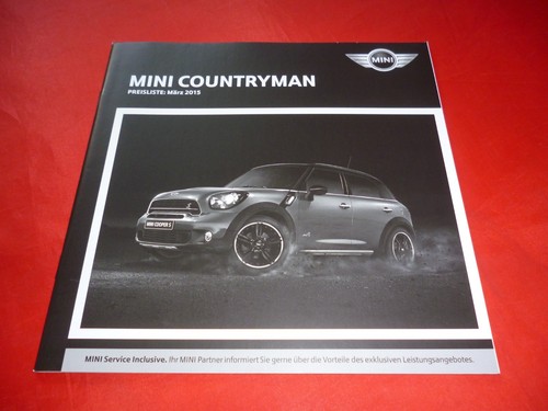 Listino prezzi mini countryman - prezzi,