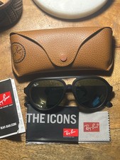 Occhiali da sole aviatore unisex autentici Ray-Ban Cats 5000 RB4125 59mm