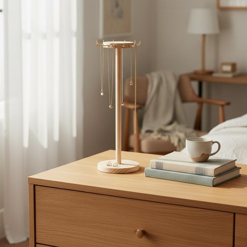 Espositore collane legno - in,