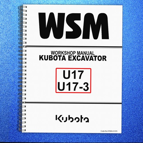 Kubota u17 excavator - kubota, u17-3