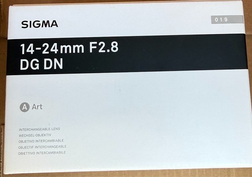 Sigma art f 2 8 - 14-24, mm