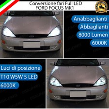 KIT LED PER FORD FOCUS MK1 CONVERSIONE ANABBAGLIANTI ABBAGLIANTI LUCI POSIZIONE