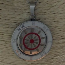COLLANA IN ACCIAIO ROSA DEI