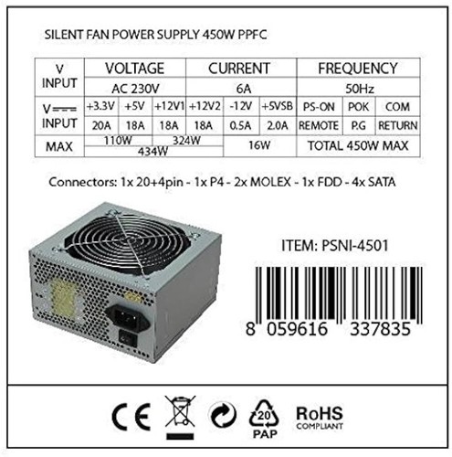 Alimentatore nilox psni - alimentatore,