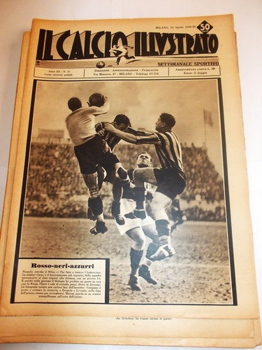 Calcio illustrato 1933 - calcio,