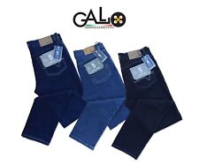 JEANS VITAMINA UOMO BLU - NERO - STONEWASHED ELASTICIZZATO MODELLO PU27