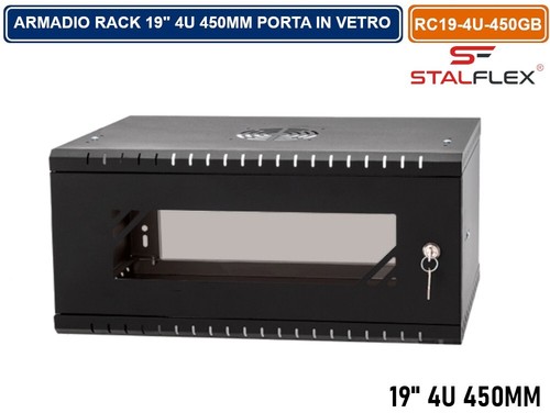 Armadio rack 450mm a - rack, 4u