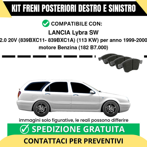 Pastiglie freno posteriori - pastiglie,