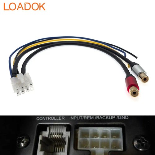 8pin amplifier rca harness - rca, for