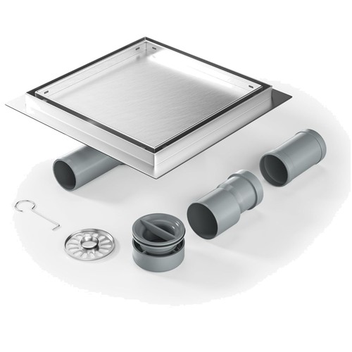 Sifone doccia quadrato 20x20