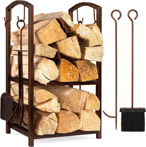 Set pezzi scaffale per legna - set,