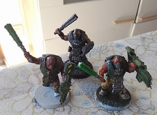3 Ogryn Guardia Imperiale - Warhammer 40k - dipinte  - Astra Militarum 
