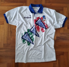 Maglia Calcio Football Shirt ULTRARARE ITALIA Or Diadora Training 1994 size XL