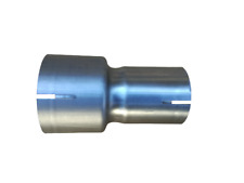 Tubo manicotto adattatore connettore raccordo marmitta scarico auto moto INOX