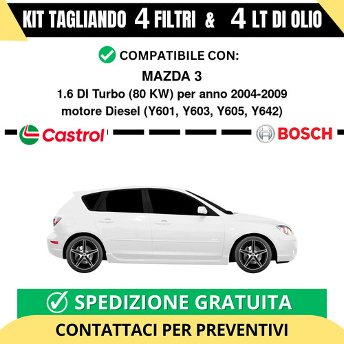 Tagliando filtri bosch 4 - filtri, e