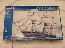 Revell 1/96 CSS Alabama American Civil War Box conservazione usurata