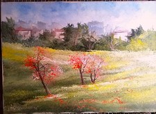 LEONARDO DE MAGISTRIS, olio su